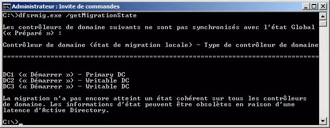 dfsrmig.exe /setGlobalState 1 en cours