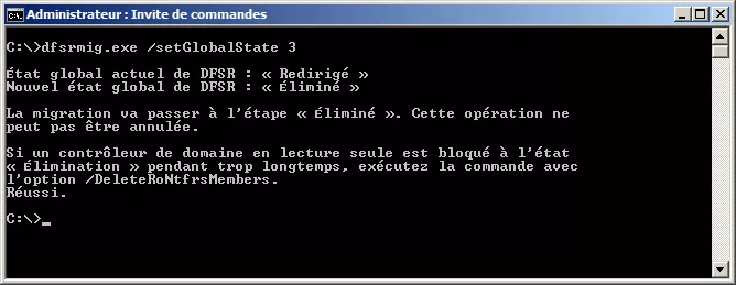dfsrmig.exe /setGlobalState 3